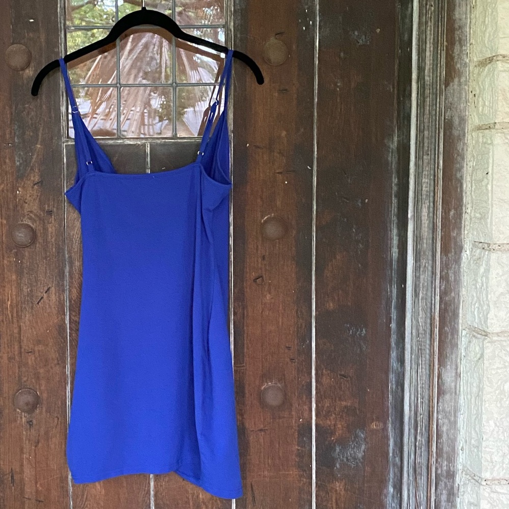 Superdown | Royal Blue Mini Dress Ruched - Picture 2 of 9